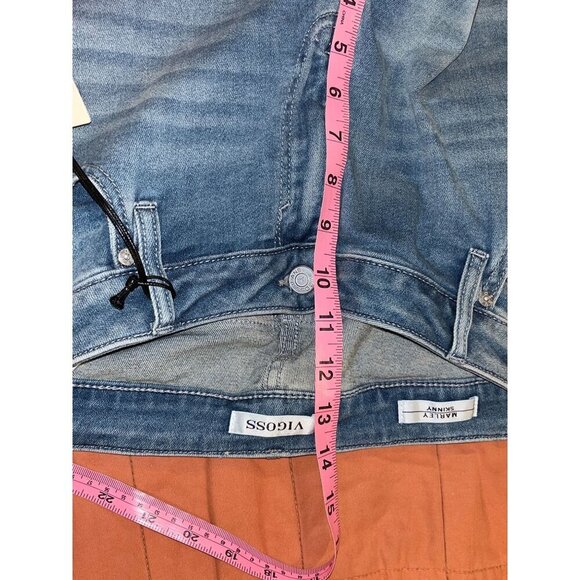 NWT Vigoss Marley Skinny Luxe Stretch Blue Jeans For Women Size 20 - Picture 9 of 12